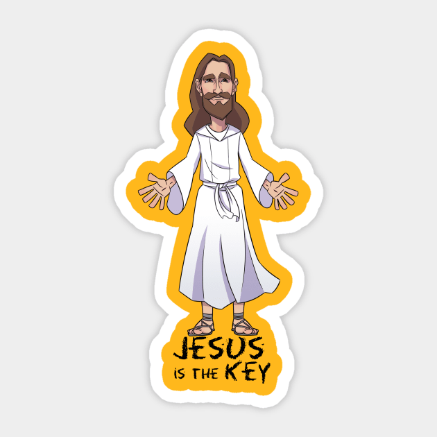 Jesus is the Key2 Sticker by WithCharity